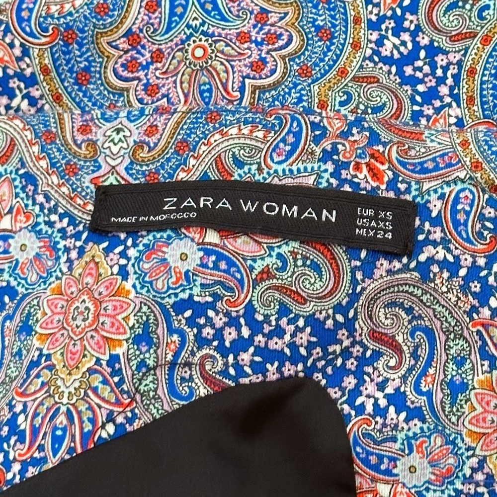 ZARA Paisley Structured Tulip Dress - Picture 13 of 13